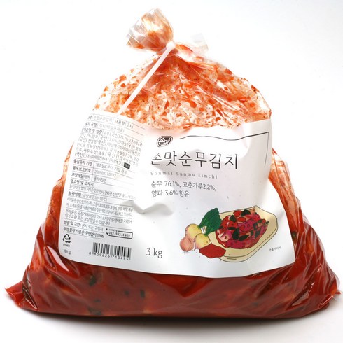 TV홈쇼핑 강화섬 순무김치 3kg3kg 덕후 모여라