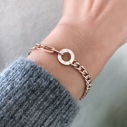 연말연시 필수 룩스몬즈 18K 콤비클립체인 목걸이팔찌 세트 혜택ON