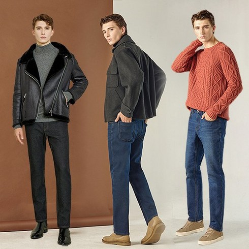뜨끈뜨근 여성 23FW 플리스 본딩 데님팬츠 3종 최저가!