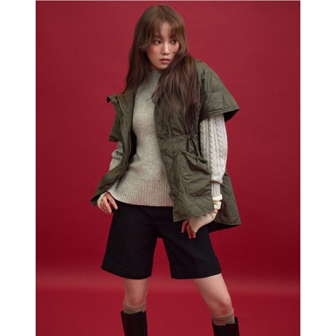 홈쇼핑완판 23FW SAXON WOOL100 니트 케이프 BEST&HOT아이템 선정