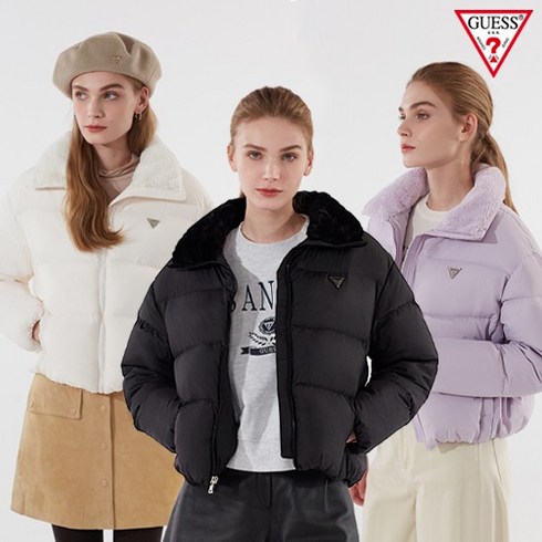 할인에 할인을 더한 게스 23WINTER 프리미엄 벨티드 다운코트 여성용 혜택ON