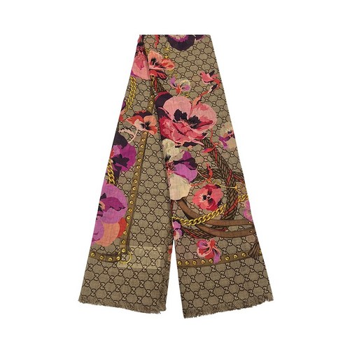 TV홈쇼핑 구찌 508797 3G200 플라워 숄 울 스카프 단 하루의 혜택