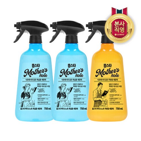 FW특집 마더스노트 대용량 세정제 750ml 욕실용1통 역대급 혜택