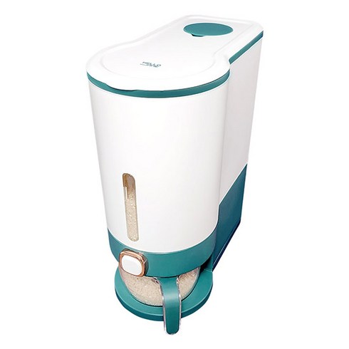 홈쇼핑완판 버튼식 계량쌀통 10kg 덕후 모여라