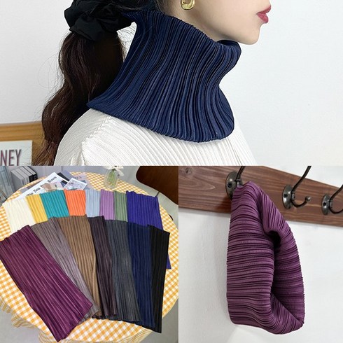 장안의 화제 부르다문화이트 플리츠 머플러1종 BEST&HOT아이템 선정