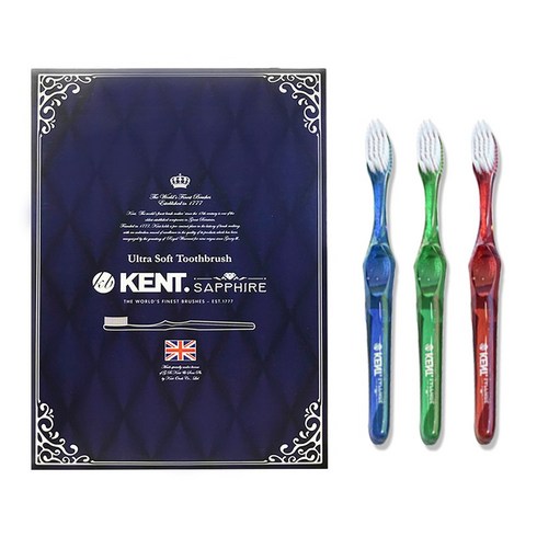 할인에 할인을 더한 켄트 시즌4 사파이어 초극세모 칫솔 25P쇼핑백 덕후 모여라