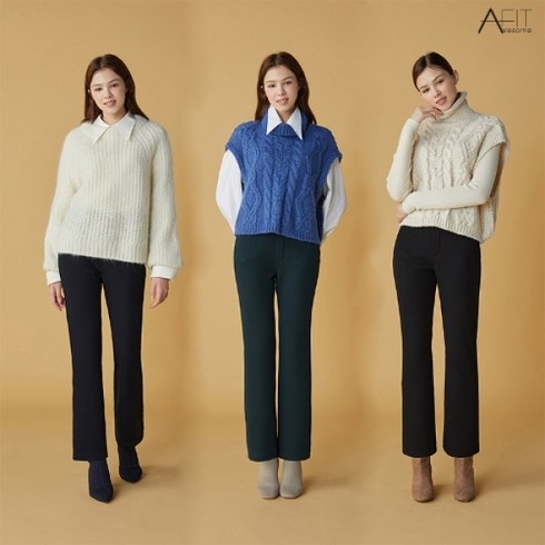 TV홈쇼핑 키스해링 23FW 기모 이지 에센셜 팬츠 3종 여성 단 하루의 혜택