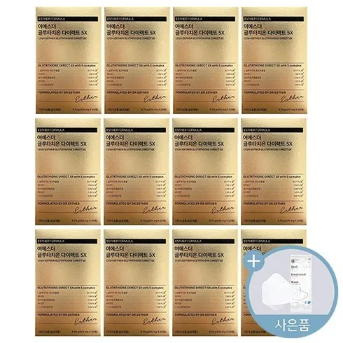 美친가격 12박스 여에스더 글루타치온 다이렉트 5X  역대급최저가