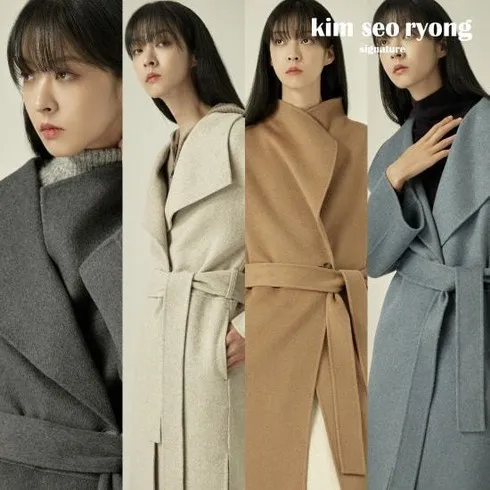 FW특집 김서룡 울 블렌딩 케이프 코트 시크릿특가