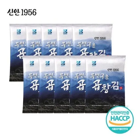 홈쇼핑완판 신안1956 두번구운 곱창김 200매 최저가!