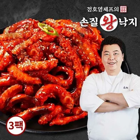 지나치면 후회하는 정호영셰프의 신선담은 손질 왕 낙지 170gX9팩소스50gX9팩 BEST&HOT아이템 선정