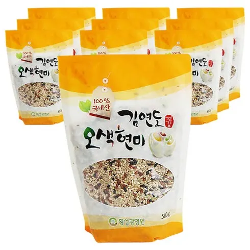 안사면 후회할 것 같은 중벼꽃농부 오색현미 500g X 21봉 덕후 모여라