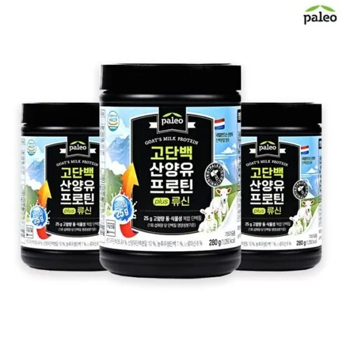 이걸 그냥 지나치신다구요? D_팔레오 고단백 산양유 단백질 프로틴 plus류신 280g 6통 역대급 혜택