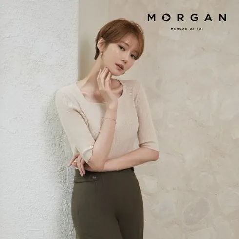 보고만 있기엔 아까운 MORGAN 스퀘어넥 긴팔 니트 3종 시크릿특가