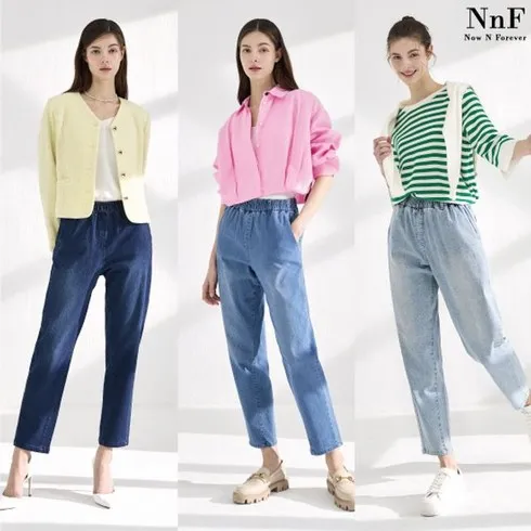 홈쇼핑완판 NNF 릴렉스핏 배기 데님 팬츠 3종 덕후 모여라