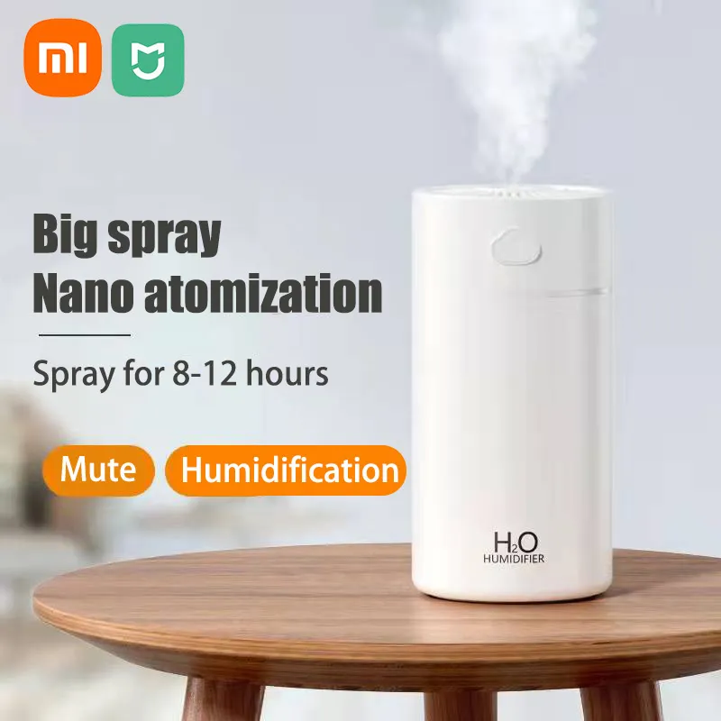 샤오미 미지아 새로운 구름 가습기 USB 가정용 자동차 미니 물 보충 고용량 400ML 아로마 테라피 기계 가습기 선물