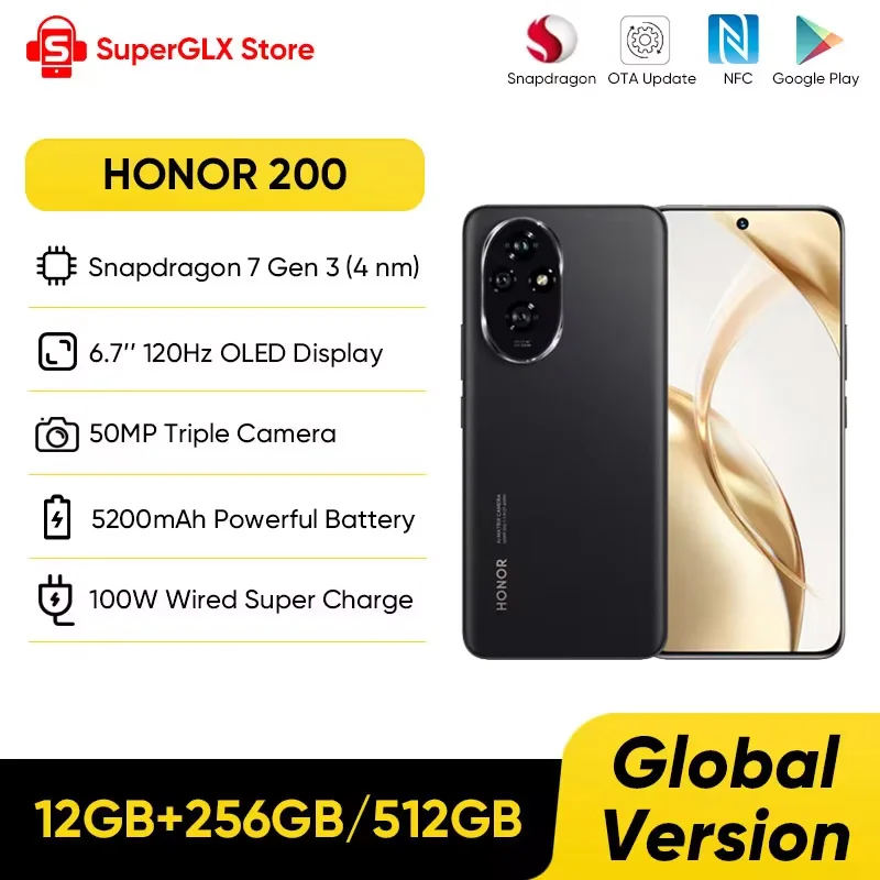 초특급 패키지 ​2024 요즘 sns에서 난리난 오리지널 HONOR 200 글로벌 버전 스마트폰  리뷰 최다로 엄선된 최고의 제품을 소개합니다. 정성 리뷰