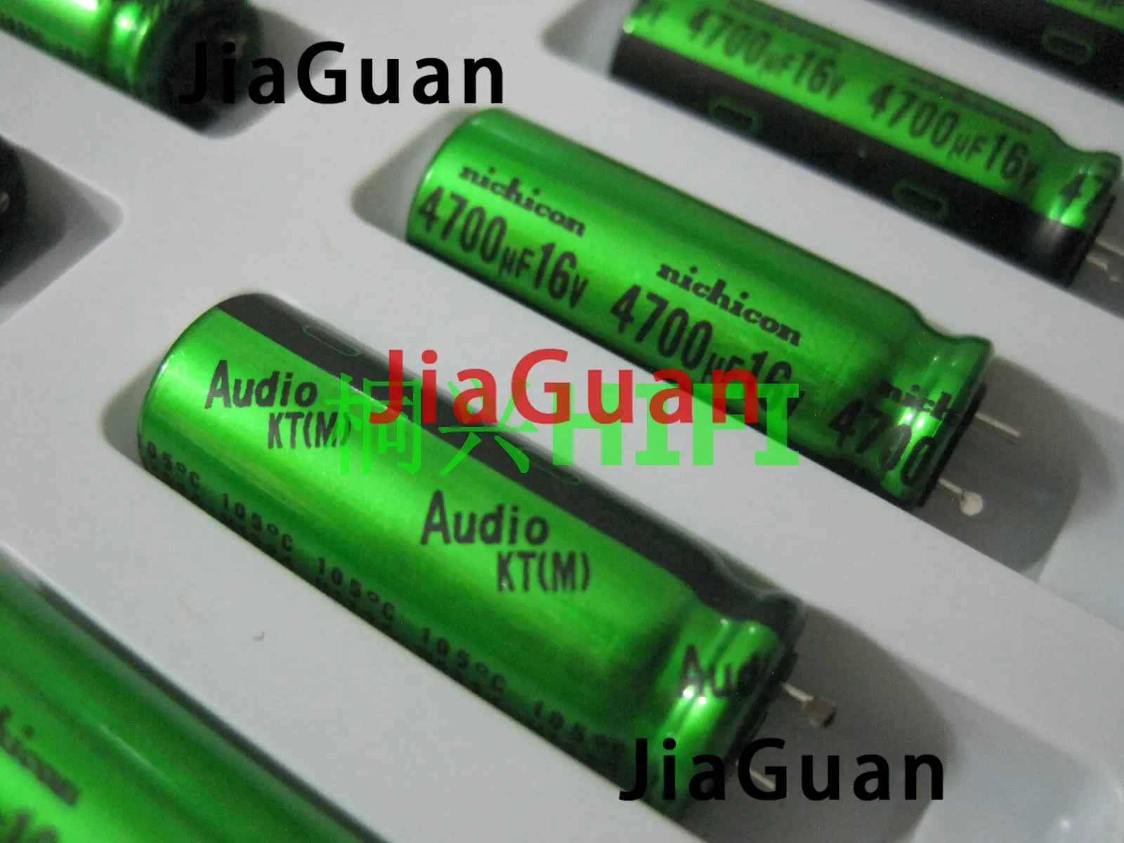 일본 정품 니치콘 KT 16V4700UF 12.5X35MM 오디오 전해 커패시터
