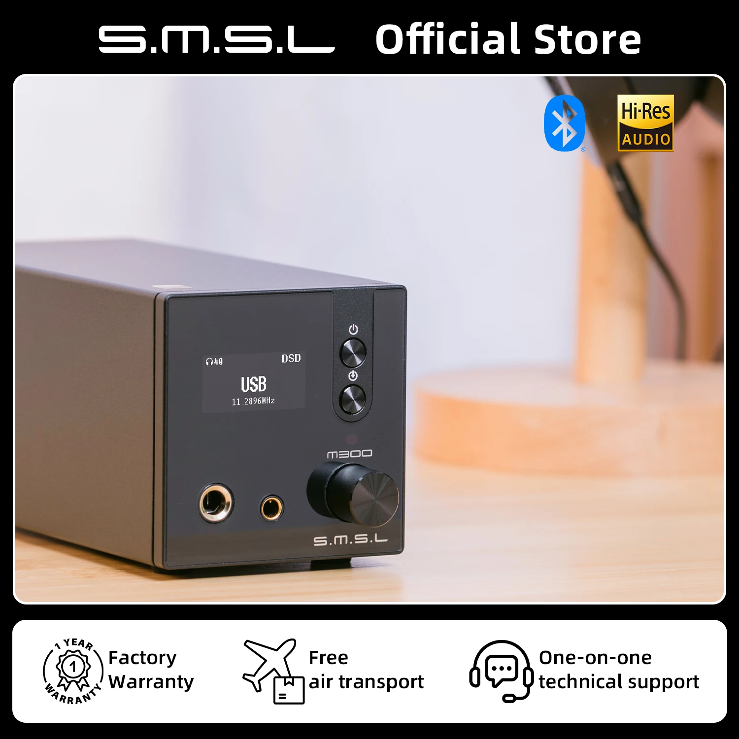 패키지 ​2024 요즘 sns에서 난리난 SMSL M300SE 오디오 DAC 및 헤드폰 AMP M300 SE MQA CS43131 * 2 블루투스 트루 밸런스드 XLR 6.35/4.4mm XU316 DSD256 리모컨  리뷰 최다로 엄선된 최고의 제품을 소개합니다. 많을까요?