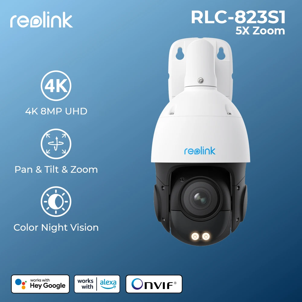 프리미어 상품 ​2024 요즘 sns에서 난리난 REOLINK 4K 8MP 돔 PoE 보안 카메라 5X 3D 광학 줌 팬 및 틸트 자동 추적 스마트 감지 8MP Onvif 실외 IP 카메라  리뷰 최다로 엄선된 최고의 제품을 소개합니다. 선물
