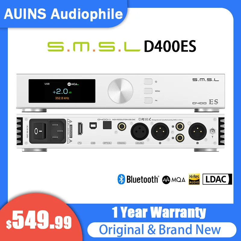 낭만 충천하 ​2024 요즘 sns에서 난리난 SMSL D400ES 오디오 디코더 MQA-CD DAC 칩  리뷰 최다로 엄선된 최고의 제품을 소개합니다. 베스트기획전