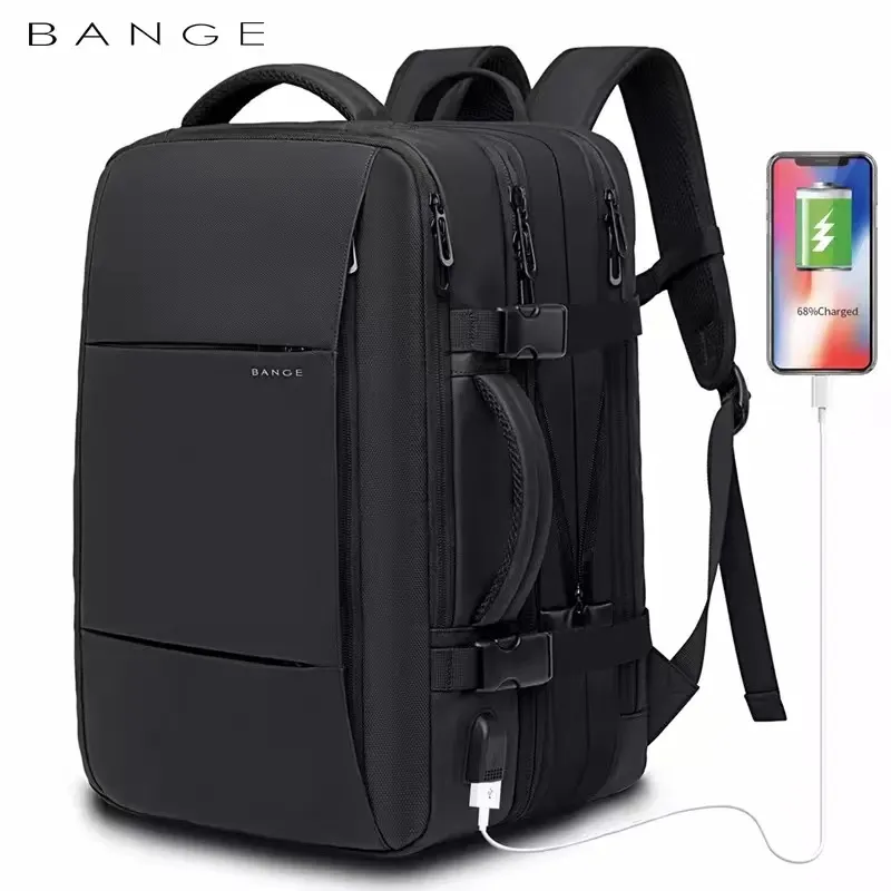 인기의 비결은? ​2024&nbsp;요즘 sns에서 난리난 BANGE 남성용 확장 가능한 USB 가방&nbsp; 리뷰 최다로 엄선된 최고의 제품을 소개합니다. 역대급 혜택