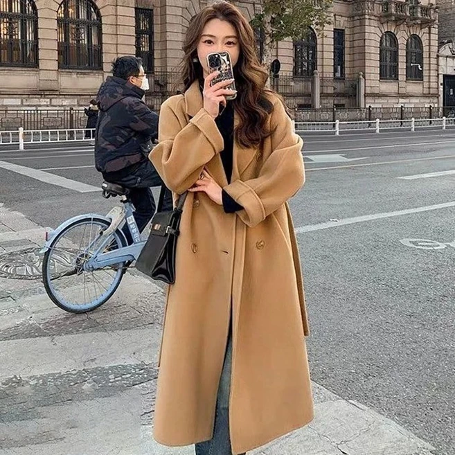 정성을 다하는 꼭 갖고싶은 ​누캐시미어 폭스 울 롱 니트코트 제가 소개해 드립니다