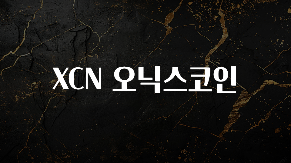 이정보美쳤다 XCN 오닉스코인 알려드립니다
