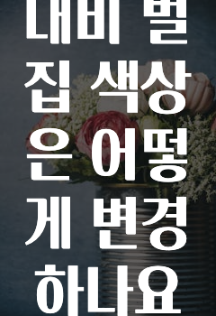 간단정보 카카오내비벌집색상은어떻게변경하나요? 바로 클릭