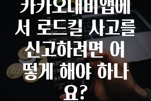 간단소식 카카오내비앱에서로드킬사고를신고하려면어떻게해야하나요? 최신정보