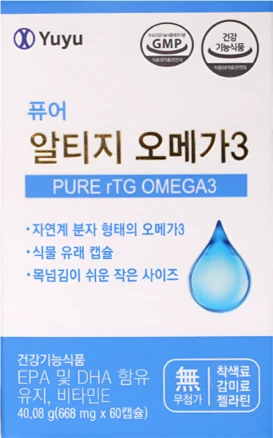 소름돋게 유유제약오메가 후회하지 않습니다