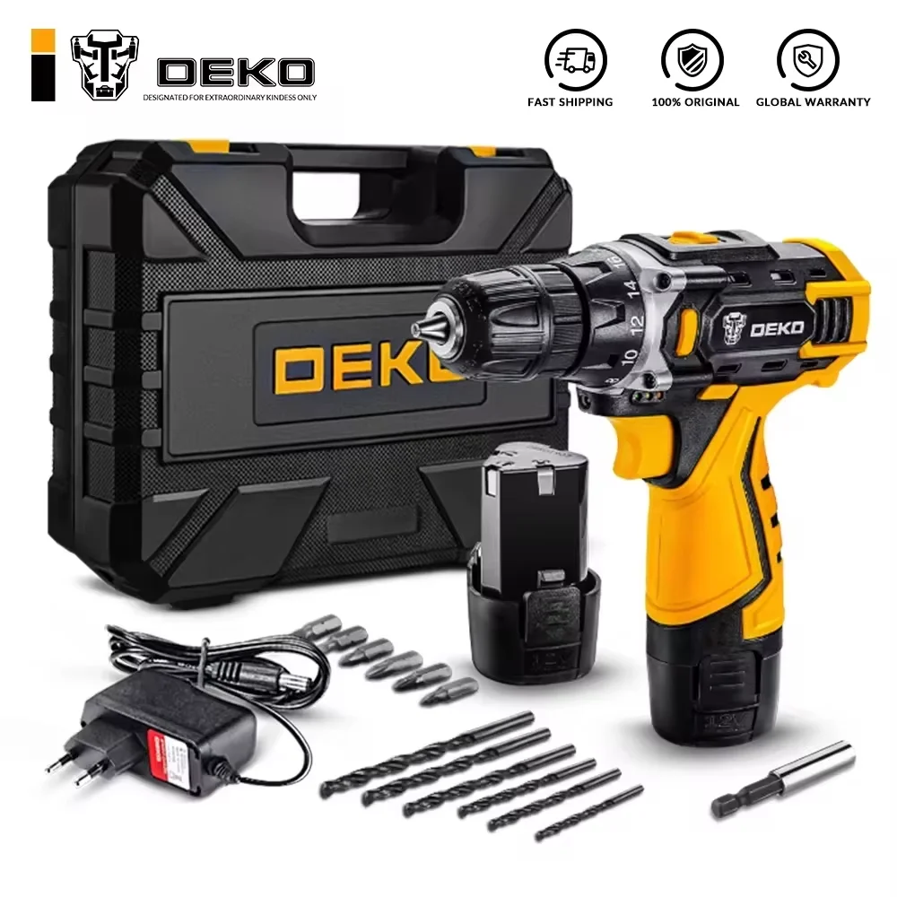 꼭 알아두자 DEKO 12V/16V/20V 무선 드릴 스크루 드라이버 미니 무선 전원 드라이버 리튬 이온 배터리 LED 라이트 홈 DIY 목공 실시간 리뷰입니다