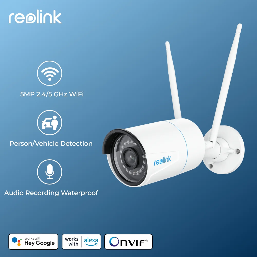 이거알아야해 Reolink 4K 보안 카메라 스마트 감지 8MP Wi-Fi 6 기술 감시 카메라 Onvif 2.4G/5Ghz 무선 5MP 실외 IP 카메라 확인해보세요