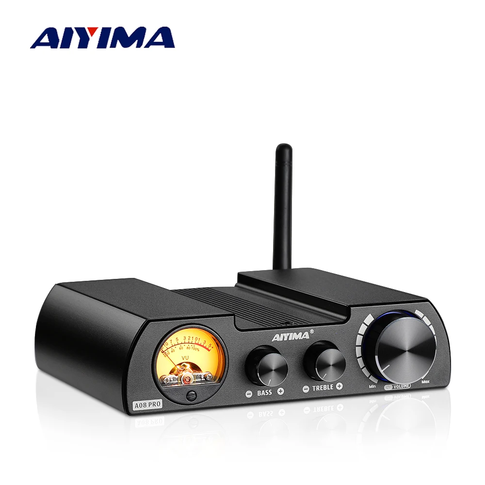 “꼭”클릭해야하는 이유 AIYIMA 오디오 A08 Pro 증폭기 TPA3255 300W Bluetooth QCC5125 APTX 스테레오 수신기 디지털 앰프 VU 미터 저음 고음 제어 요약정리