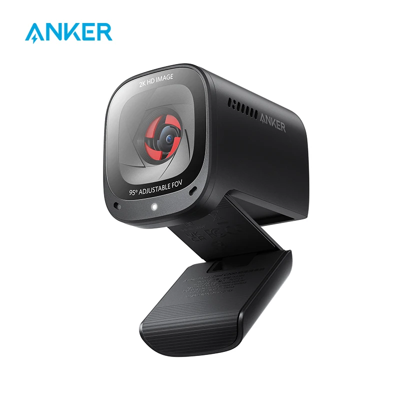 이벤트할때 겟 하는거야 Anker PowerConf C200 2K 노트북 컴퓨터 용 웹캠 미니 USB 웹 카메라 노이즈 캔슬링 스테레오 마이크 웹 캠 후회하지 않습니다