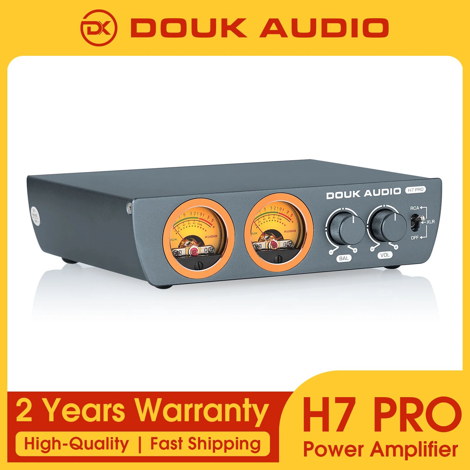 자신에게 투자하세요 Douk Audio H7PRO 하이파이 클래스 D TPA3255 밸런스드 XLR 앰프 뜨거운 관심 감사합니다