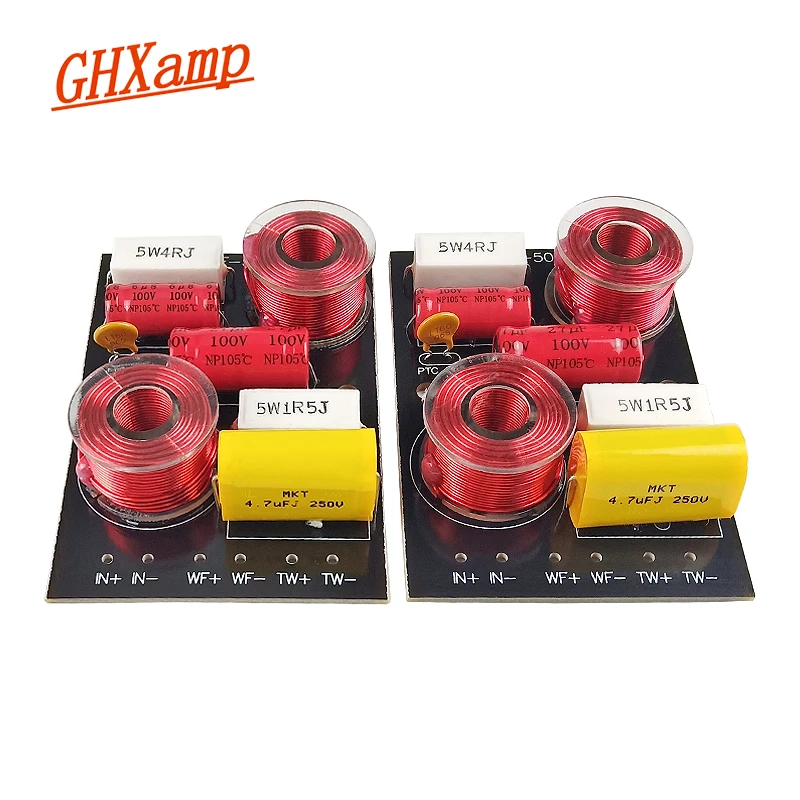 대박소식 GHXAMP 30W-50W 2 웨이 트위터베이스 스피커 크로스 오버 Auido 3.0KHz 5-8 인치 스피커 용 양방향 분배기 2PCS 사용 클릭해보세요