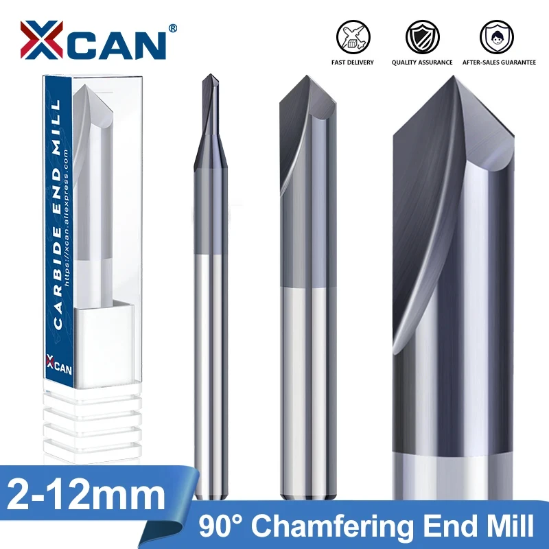 종.결.판 XCAN-챔퍼 엔드밀 90 도 2-12mm 후회하지 않습니다