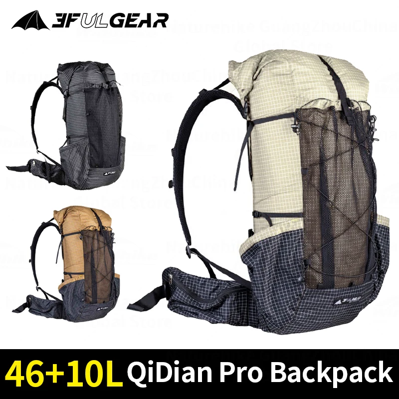 금주의 인기 3F UL GEAR QIDIAN Pro 46 + 10L 배낭 야외 초경량 방수 캠핑 하이킹 배낭 스포츠 가방 방수 배낭 잠깐 확인해보세요