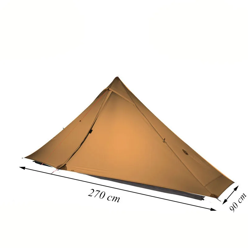 집에 하나쯤은 꼭 두고 싶은 2021 새 버전 FLAME’S CREED Lanshan 1 Pro 텐트 3/4 시즌 230*90*125cm 2면 20d Silnylon 1인 경량 캠핑 텐트 확인해보세요