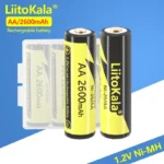 연속인기 1-16PCS LiitoKala Ni-26/AA 1.2V 2600mAh Ni-MH AA 충전식 배터리 카메라 Anti-dropping 장난감 자동차 + AA 배터리 상자 잠깐 확인해보세요