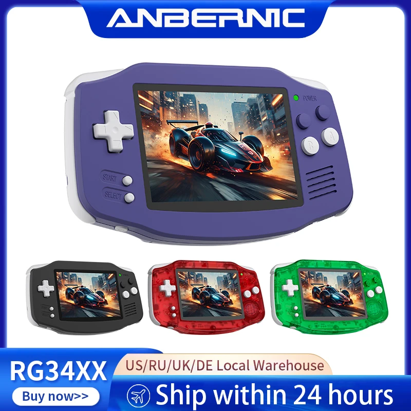 꼭 확인해야하는 이유 ANBERNIC RG 34XX 휴대용 게임 콘솔 3.4인치 IPS 720*480 화면 Linux 64비트 3500mAH Bluetooth RG34XX 레트로 비디오 게임 플레이어 정직하게 소개해보겠습니다