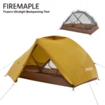 꼭 보고싶은 Fire-Maple Tropics 초경량 배낭 텐트 2인 20D 방수 쉬운 설치 하이킹 등산 사이클링 트레킹 1.95KG 확인해보세요