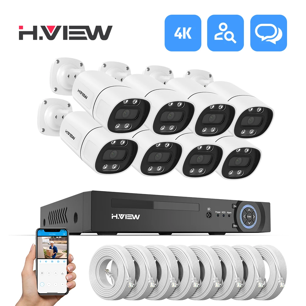 이거 아직도 몰라? H.View 감시카메라 실외용 고화질 8Ch 5Mp 8Mp 4K cctv카메라 감시카메라 ip카메라 cctv키트 비디오 감시카메라 무선 cctv 카메라 ip카메라 감시카메라 1분이면 확인가능 합니다