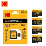왜 이렇게 인기가 KODAK 기존 128GB 플래시 카드 미니 마이크로 TF 카드 256GB 64GB 32GB Memori 메모리 카드 C10 SDXC U3 4K 전화 드론 카메라 용 실간 리뷰