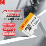 사계절 사랑받는 Kodak SD 카드 고속   64GB 128GB 256GB 클래스 10 SD 카드 512GB 대용량 SDXC V30 4K HD 카메라 메모리 카드 도매 꼭 확인해보세요