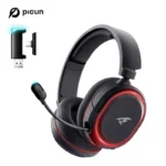 드디어 다음주에 공개 Picun G2 2.4G 무선 게임용 헤드셋 Bluetooth 헤드폰 5ms 낮은 대기 시간 7.1 PC PS4 PS5 전화 스위치 용 서라운드 ENC 마이크 전합니다