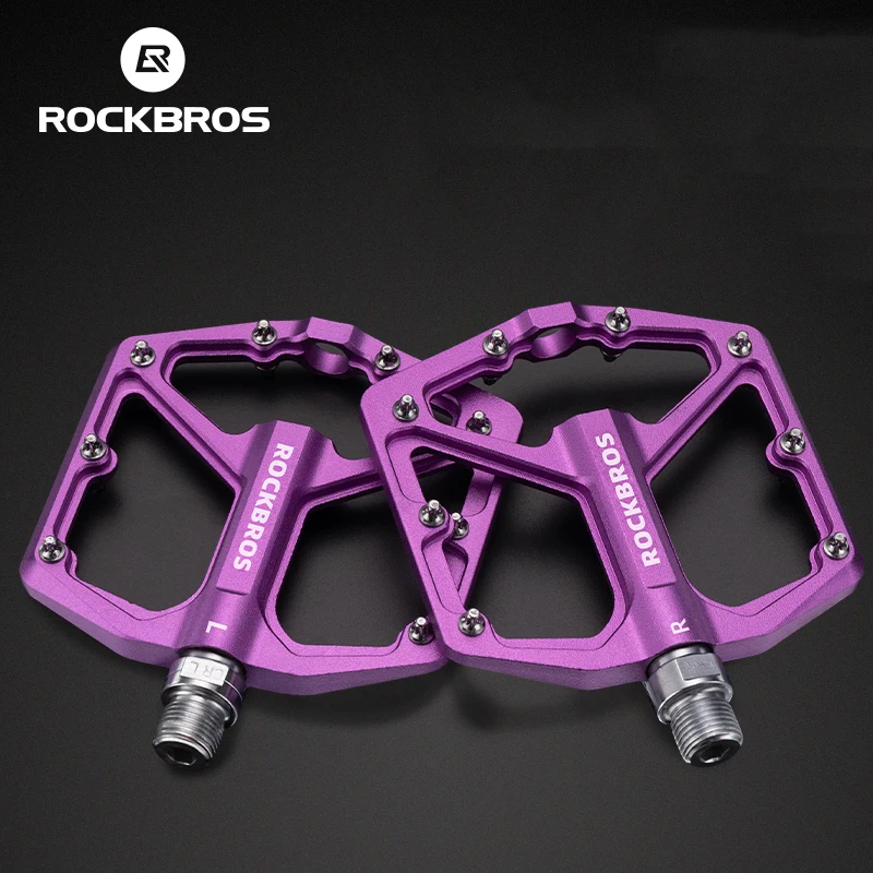 궁금한 소식 ROCKBROS 자전거 페달 알루미늄 합금 Anti-slip 자전거 페달 Ultralight Sealed Bearing 원피스 MTB Road Mountain Cycling Pedal 1분이면 확인가능 합니다