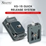 오늘하루 XILETU XQ1S 퀵 릴리스 플레이트 클램프(Arca Swiss 퀵 릴리스 플레이트 포함) DSLR 카메라 삼각대 어댑터용 퀵 마운팅 브래킷 전해드립니다