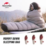 정성담아 보내는 네이처하이크 캠핑 슬리핑 백 Snowbird Mummy 슬리핑 백 올 시즌 방수 슬리핑 백 Duck Down Winter Sleeping Bag 소개합니다